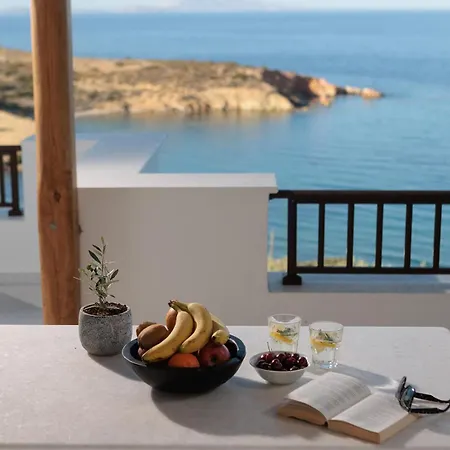 Evdokia-cozy Olive Yard With Aegean View Lägenhet